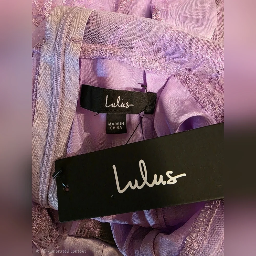 Lulus Seriously Cute Lavender Floral Embroidered Mesh Puff Sleeve Mini Dress